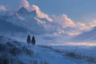 make illustrations for games, cards or book cover