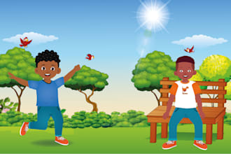 illustrate children story book illustration and children story book illustration