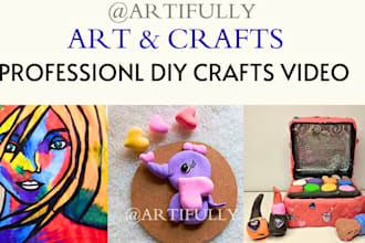 create DIY craft video