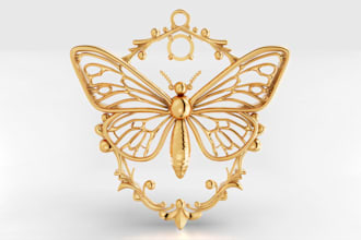 do 3d jewelry design, jewelry cad desing in stl ,3dm