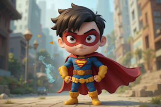 draw you as an amazing superhero