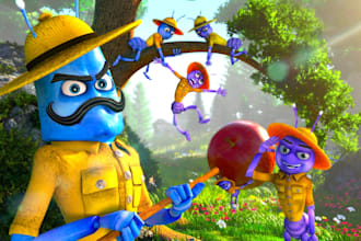 3d animation video for kids