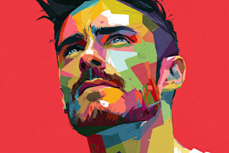 make a beautiful wpap pop art portrait