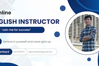 teach you basic to advanced english to student at all levels