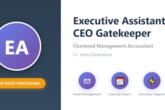 be executive assistant for CEO inbox and calendar management
