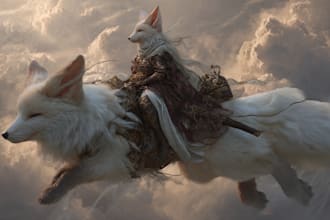 illustrate fantasy art creatures and characters