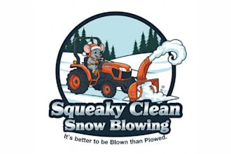 do abstract squeaky clean logo design