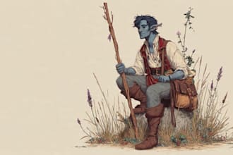 dnd character art and dnd character art