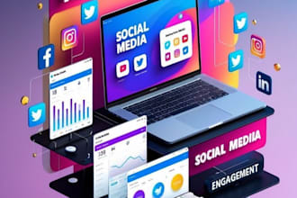 be your social media marketing manager and content creater