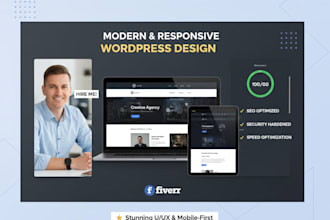 design a modern wordpress website