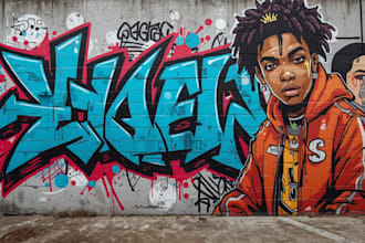 design graffiti designs, murals and wall arts