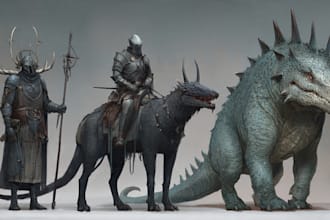 paint your dark fantasy creature