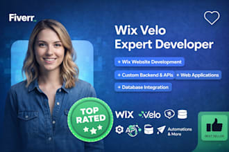 your wix devloper, wix redesign, wix website, wix velo custom code, wix api