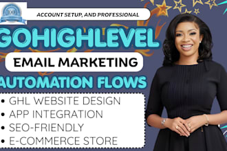 setup gohighlevel website email marketing, kajabi automated flows in klaviyo