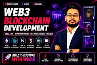 develop web3 dapps, nft, blockchain and wallet integration