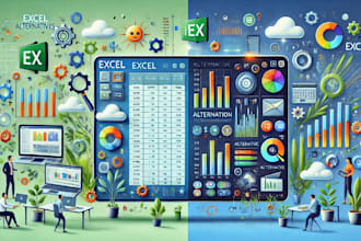 do excel data cleaning and excel data analysis and dashboard