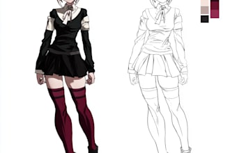 creat your character as a danganronpa sprite