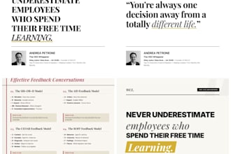 design premium linkedin carousels and educational slides