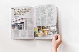 design magazine layout and editorial pages in indesign