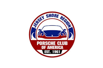 make super premium logo for jersey shore region porsche club