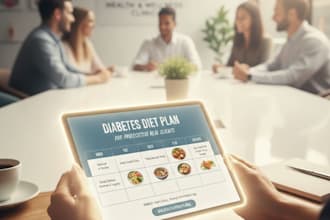 make a diabetes friendly diet and lifestyle nutrition plan