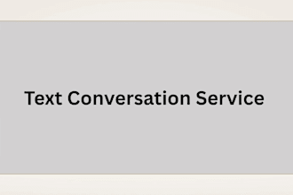 provide positive text based interaction