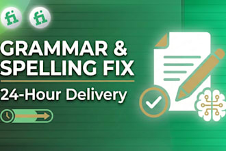 fix grammar, spelling, and rewrite your content