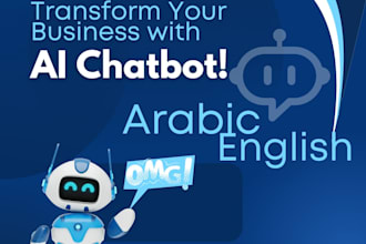 build a custom, meta free arabic or english chatbot