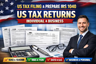 us tax filing prepare irs 1040 us tax return US tax returns individual business