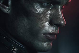 make beautiful sci fi, fantasy, sci fi, character portraits