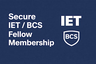 provide bcs or iet fellow membership for eb1 niw o1 visa