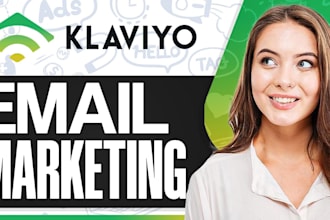 set up ecommerce email marketing flow on klaviyo, omnisend