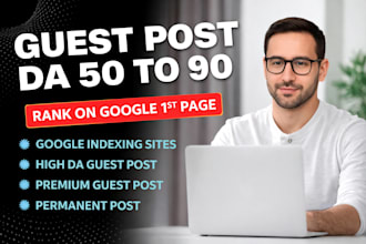 do seo guest posts on high authority da sites with do follow links