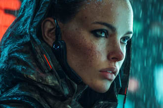 do stunning sci fi portrait art