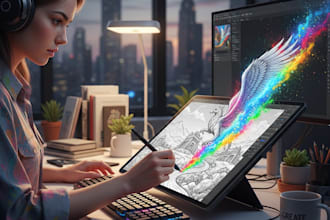 a colorist, will color your artwork