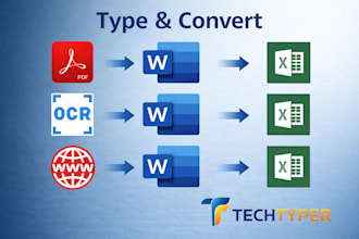 convert pdf to excel, csv and word