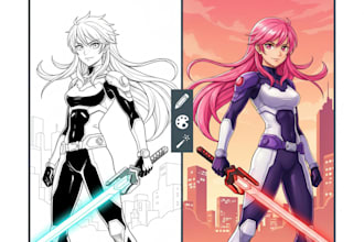 colorist of manga and comics
