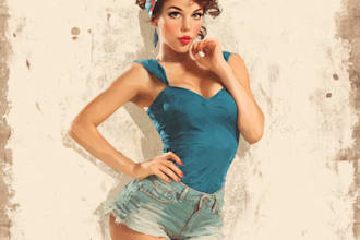do a pin up girl and pin up girl