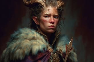 draw detailed fantasy characters for games and stories