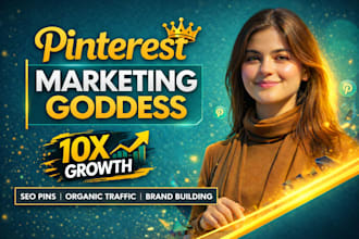manage, grow and boost marketing as pinterest goddess