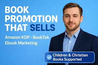 ebook marketing booktok promotion amazon kindle ads children book marketing