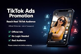 promote tiktok video by advertisment campaign