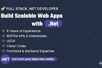 be your dotnet developer aspnet core and angular applications