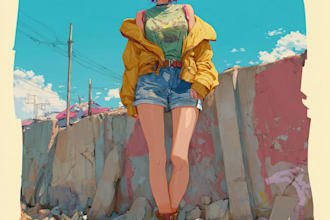 draw cute and beautiful anime art