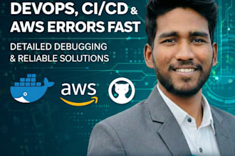 fix docker, devops, ci cd and AWS deployment errors fast