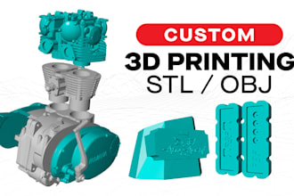 create ready to print 3d cad model for 3d printing