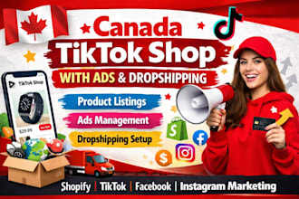canada tiktok shop with ads dropshipping canada tiktok shop product listings ads