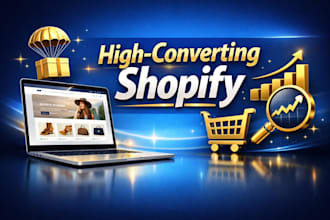 design or redesign shopify store