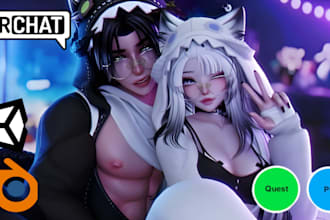 create vrchat avatar, vrc avatar vr character, nsfw avatar, avi outfit