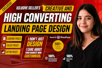 high converting wordpress website landing page for google ads lead generation